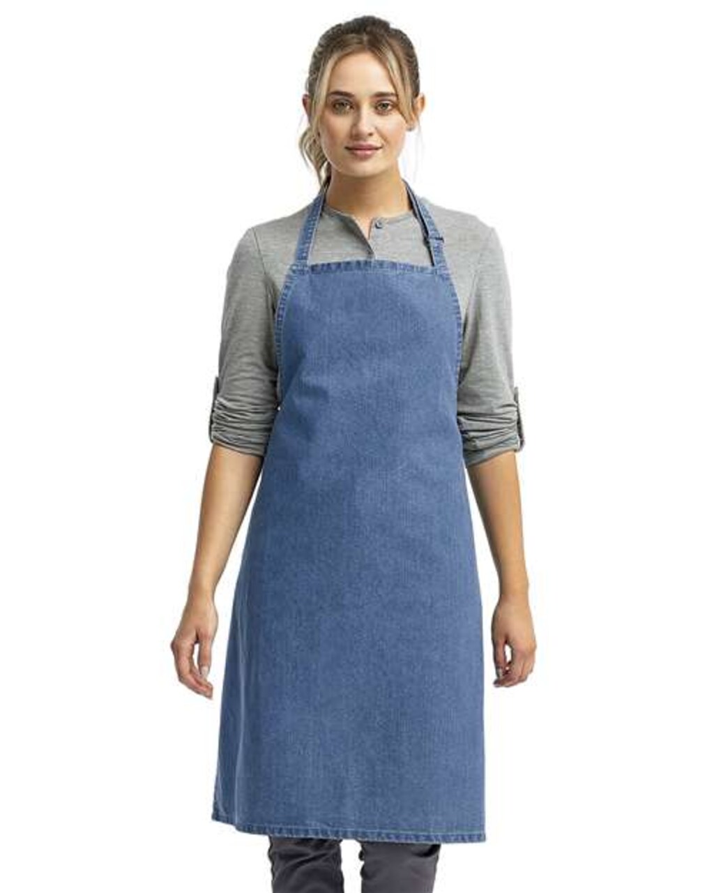 Artisan Collection by Reprime® Recycled Bib Apron Adjustable Neck Strap Durable Eco Friendly